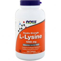 L-Lysine Double Strength NOW (250 ��������) L-�����